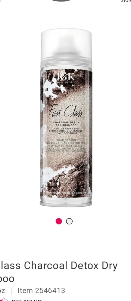 IGK dry shampoo